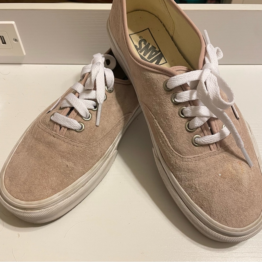 Women’s Vans Oxford size 8 dusty pink suede